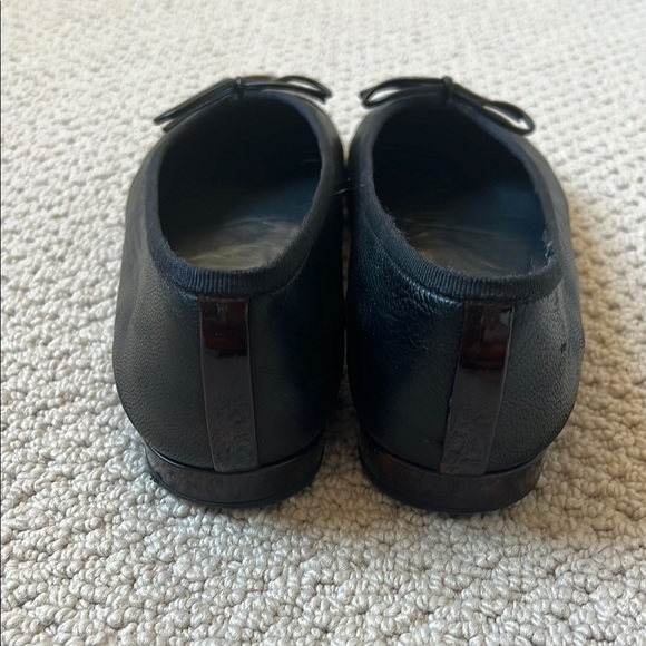 Elegant Black and Brown Stuart Weitzman Flats - Picture 3 of 10